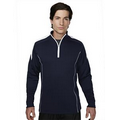 Tri-Mountain Performance Fullerton Men's Mesh Knit Pullover